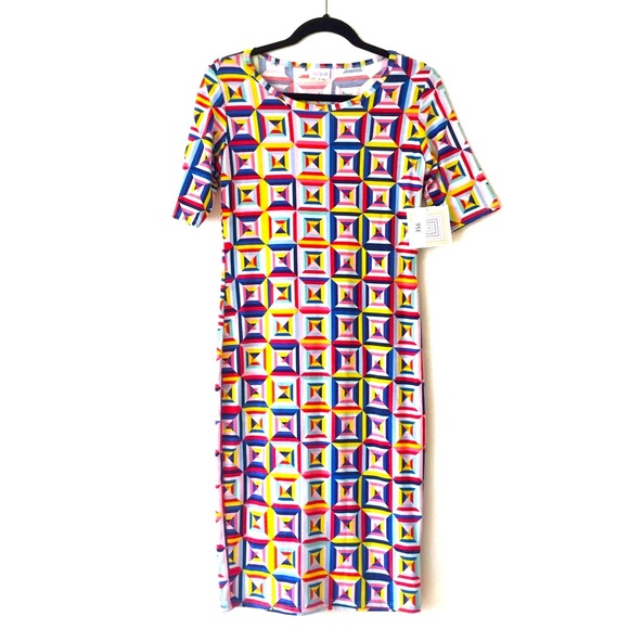 LuLaRoe Dresses & Skirts - NWT LuLaRoe Julia Color Block Retro Dress